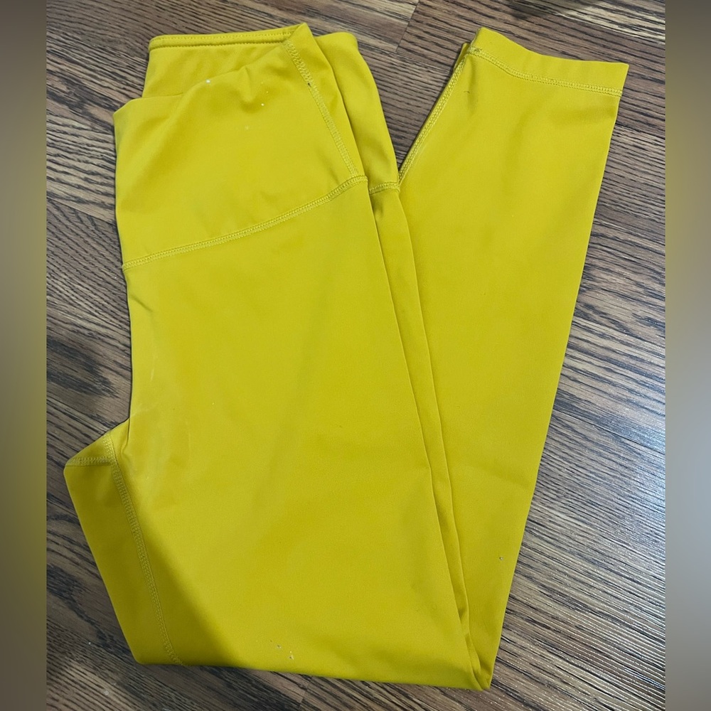90 Degree By Reflex Mustard Leggings